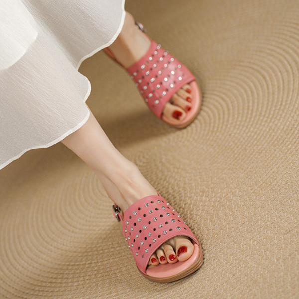 Elegant Handcrafted Genuine Leather Women’s Shoes, Luxurious Quality(Edsl3312)