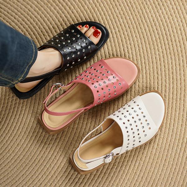 Elegant Handcrafted Genuine Leather Women’s Shoes, Luxurious Quality(Edsl3312)