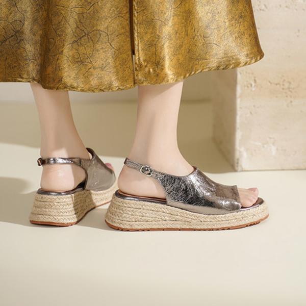 Elegant Handmade Genuine Leather Women’s Shoes: Craftsmanship at Its Finest(Edsl3328)