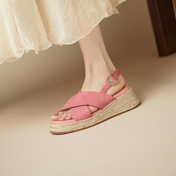 Handcrafted Luxury Leather Women's Shoes - Elegance Redefined(Edsl3331)