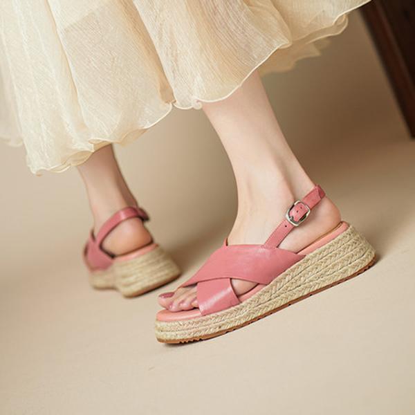 Handcrafted Luxury Leather Women's Shoes - Elegance Redefined(Edsl3331)