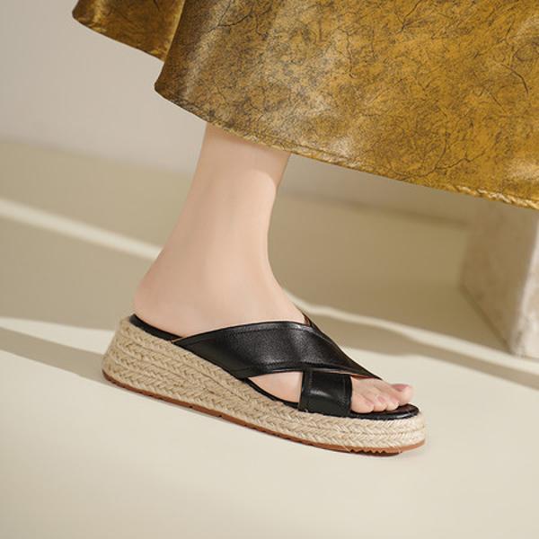 Crafted Luxury: Handcrafted Genuine Leather Women's Shoes for Elegance(Edsl3332)