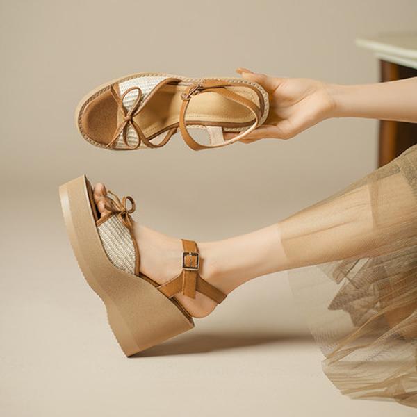 Handcrafted Genuine Leather Women's Shoes: Elegance Meets Luxury Craftsmanship(EdslA05)