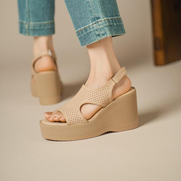 Handcrafted Genuine Leather Women's Shoes: High-End Elegance and Quality Couture(EdslA06)