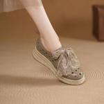 Exquisite Handcrafted Leather Shoes for Elegant Women(Edsl3336)