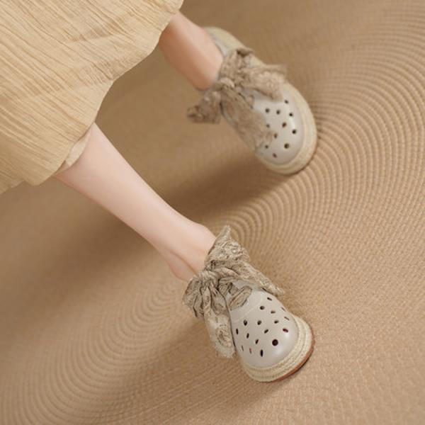 Exquisite Handcrafted Leather Shoes for Elegant Women(Edsl3336)