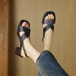 Luxurious Handcrafted Genuine Leather Women's Shoes for Elegant Style(Edsl1月-76)