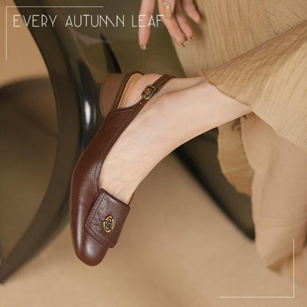 Luxury Handcrafted Leather Shoes for Elegant Women(Edsl1月-78)