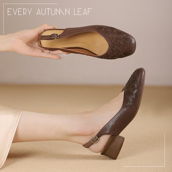 Handcrafted Luxury Genuine Leather Women’s Shoes(Edsl1月-80)