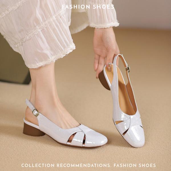 Handcrafted Luxury Leather Women’s Shoes – Elegant Artistry & Quality Craftsmanship(Edsl1月-79)