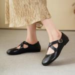 Luxury Handcrafted Genuine Leather Women's Shoes - Elegance Redefined(Edsl3363)