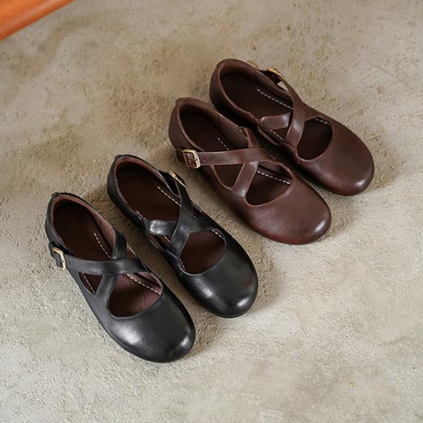 Luxury Handcrafted Genuine Leather Women's Shoes - Elegance Redefined(Edsl3363)