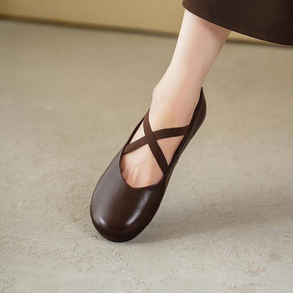 Luxurious Handcrafted Genuine Leather Women's Shoes - Superior Quality Craftsmanship(Edsl3369)