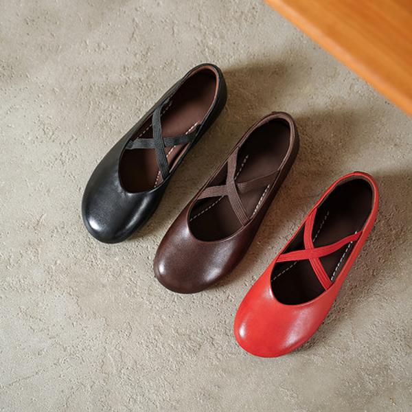 Luxurious Handcrafted Genuine Leather Women's Shoes - Superior Quality Craftsmanship(Edsl3369)