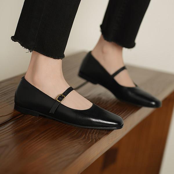 Luxurious Handmade Leather Women's Shoes: Crafted with Elegance(Edsl3372)