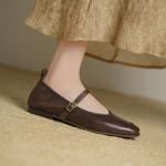 Exquisite Handmade Genuine Leather Women's Shoes: Luxurious Craftsmanship & Timeless Elegance(Edsl3357)