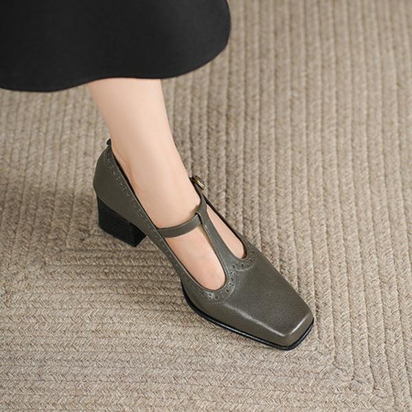 Handcrafted Luxury Leather Women's Shoes, Exquisite Quality(Edsl3339)