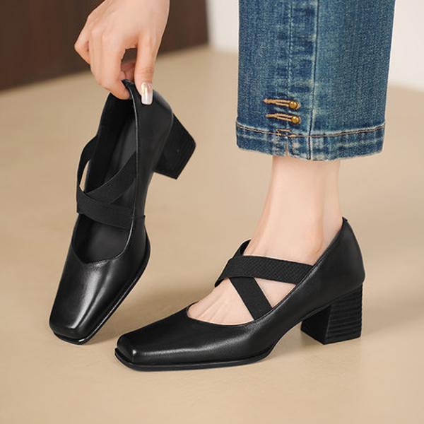 Luxurious Handcrafted Leather Women's Shoes(Edsl3355)