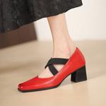 Luxurious Handcrafted Leather Women's Shoes(Edsl3355)