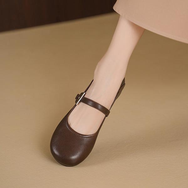 Exquisite Handcrafted Leather Women's Shoes: Luxury, Elegance, and Superior Craftsmanship(Edsl3383)