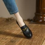 Exquisite Handcrafted Leather Shoes for Elegant Women(Egupai88868)