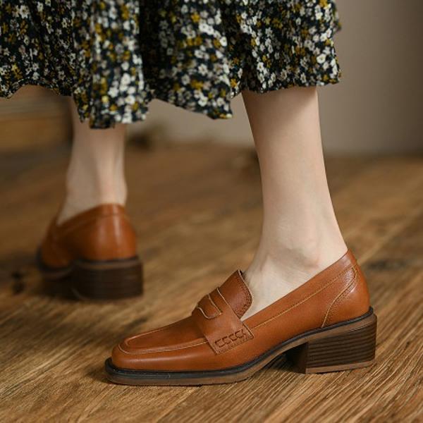 Handcrafted Luxury Leather Women's Shoes - Elegance Redefined(Egupai88832)