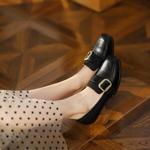 Luxurious Handcrafted Leather Women's Shoes: Exquisite Craftsmanship & Elegance(Egupai888902)