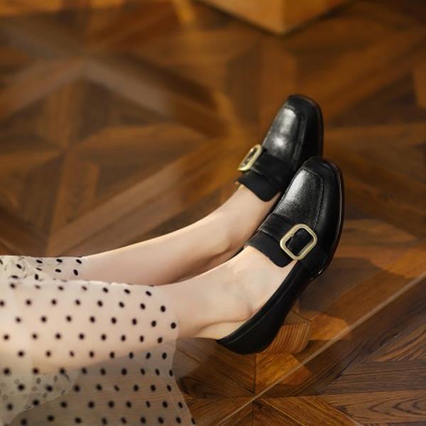 Luxurious Handcrafted Leather Women's Shoes: Exquisite Craftsmanship & Elegance(Egupai888902)