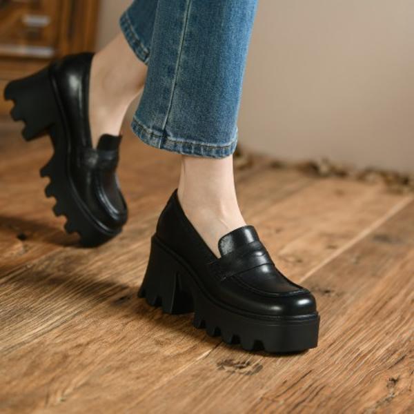 Handcrafted Luxury Leather Women's Shoes - Timeless Elegance & Quality(Egupai88842)