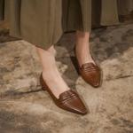 Handcrafted Luxury Leather Women's Shoes: Elegance Redefined(Egupai888172)