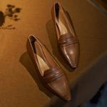 Handcrafted Luxury Leather Women's Shoes: Elegance Redefined(Egupai888172)