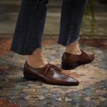 Elegant Handcrafted Genuine Leather Women's Shoes with Luxurious Craftsmanship(Egupai888145)