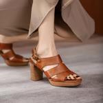 Exquisite Handcrafted Leather Women's Shoes: Elegance in Every Stitch(Egupai888307)