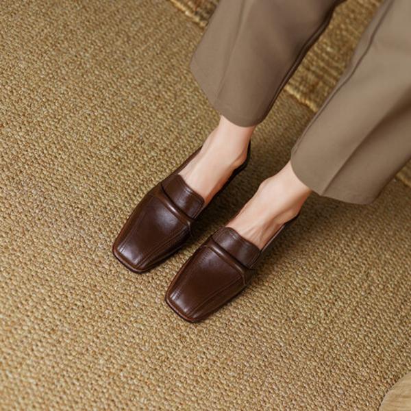 Handcrafted Leather Women’s Shoes: Elegant Luxury Quality(Egupai888378)