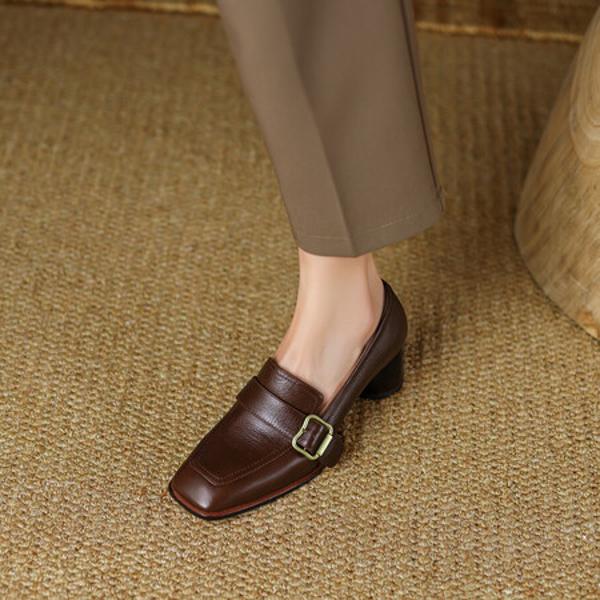 Handcrafted Luxury Leather Women's Shoes - Elegant Quality(Egupai888379)