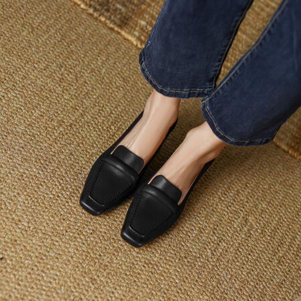 Handcrafted Genuine Leather Women's Shoes: Luxury Elegance in Every Stitch(Egupai888376)