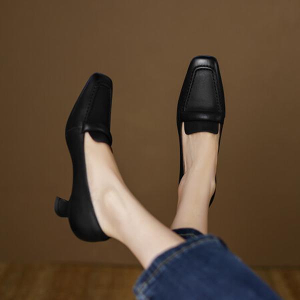 Handcrafted Genuine Leather Women's Shoes: Luxury Elegance in Every Stitch(Egupai888376)