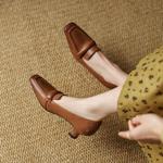 Handcrafted Genuine Leather Women's Shoes: Luxury Elegance in Every Stitch(Egupai888376)