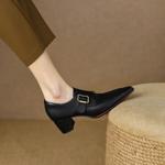 Handcrafted Genuine Leather Women's Shoes - Elegance Redefined(Egupai888349)