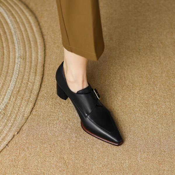 Handcrafted Genuine Leather Women's Shoes - Elegance Redefined(Egupai888349)