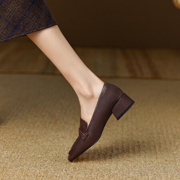 Luxurious Handcrafted Leather Women's Shoes: Elegance Redefined(Egupai888385)