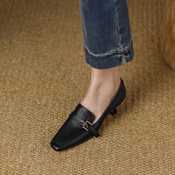 Luxury Handcrafted Genuine Leather Women’s Shoes: Elegance in Every Step(Egupai888387)