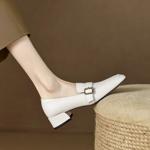 Elegant Handcrafted Leather Women's Shoes with Luxurious Quality Craftsmanship(Egupai888423)