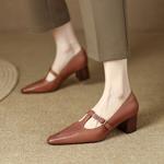 Exquisite Handcrafted Leather Women's Shoes: Elevate Your Elegance with Luxury Quality(Egupai888400)