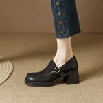 Elegant Handcrafted Leather Women’s Shoes: Luxury Quality Craftsmanship(Egupai888430)