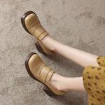 Handcrafted Luxury Leather Women's Shoes - Elegant Quality(Egupai8882302)