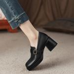 Handcrafted Luxury Genuine Leather Women's Shoes: Elegant Artistry(Egupai8882301)