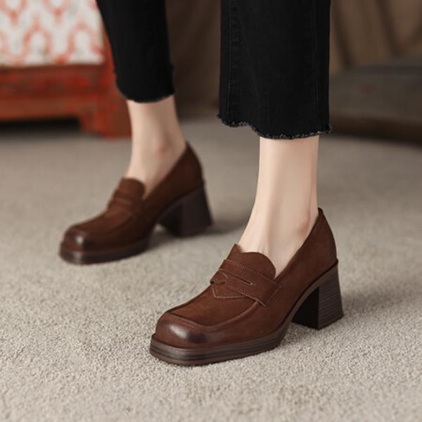 Exquisite Handcrafted Leather Women's Shoes: Elevate Your Elegance with Luxury(Egupai8882304)