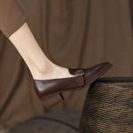 Luxury Handmade Leather Women's Shoes: Elegance Redefined(Egupai8882307)
