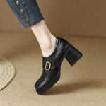 Luxury Handmade Leather Women's Shoes: Elegance in Every Stitch(Egupai888432-1)